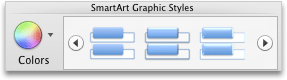 SmartArt tab, SmartArt Graphic Styles group