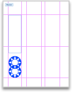 Master page with picture and empty text box