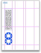 Master page with text and picture